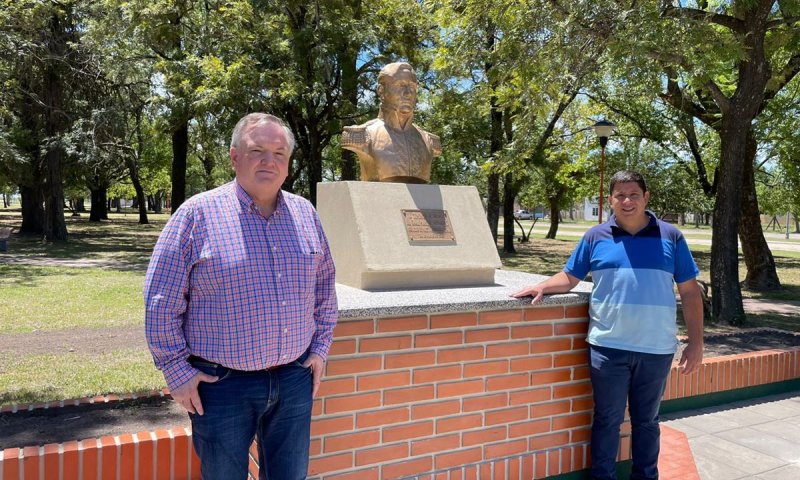 El Senador Michlig visitó Soledad